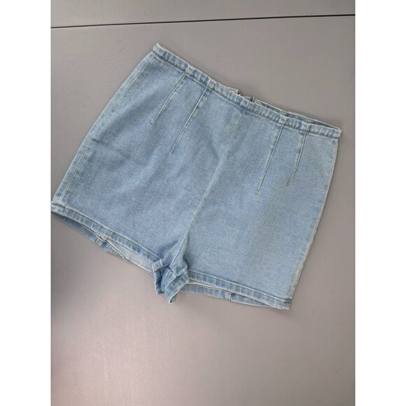 BDG Urban Outfitters women's‎ 27 light wash micro denim shorts high waisted - Picture 1 of 6